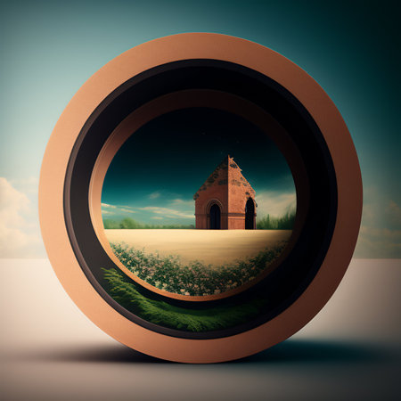Portal to rural landscapeの素材