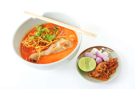 Khao soi chickenの写真素材