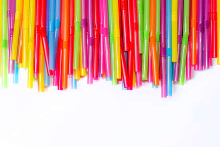 abstract colorful tube backgroundの写真素材