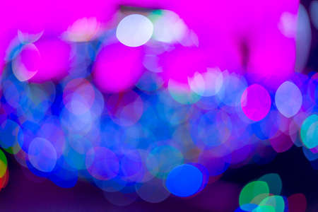 abstract colorful bokeh for backgroundの写真素材