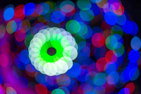 abstract colorful bokeh for backgroundの写真素材