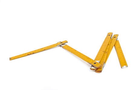 Folding ruler zig zagの写真素材