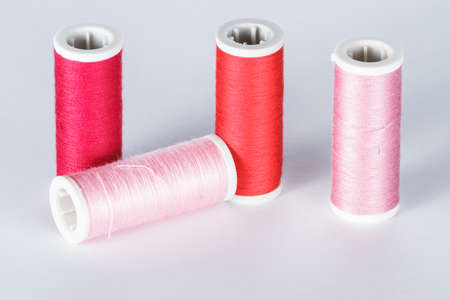 yarn spindles in different colours