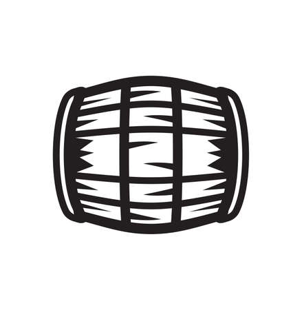 Vector illustration of the barrelのイラスト素材