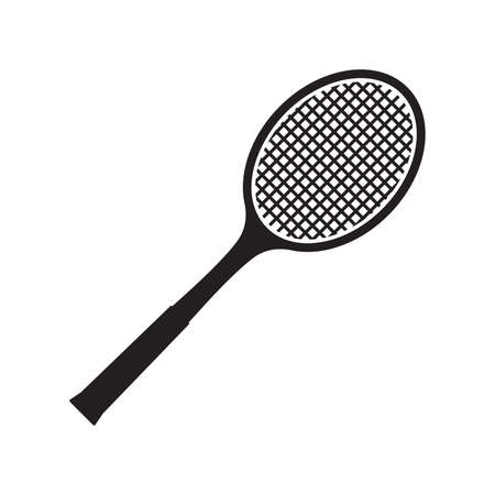 Vector illustration of the tennis racquetのイラスト素材