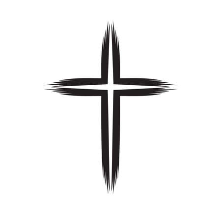 Vector illustration of the religious crossのイラスト素材