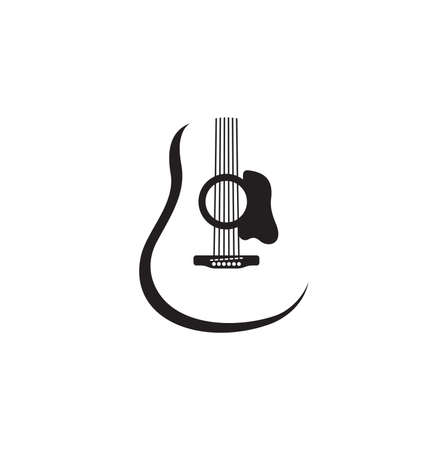 Vector illustration of the acoustic guitar abstractのイラスト素材