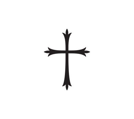 Vector illustration of the religious crossのイラスト素材