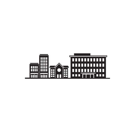 Vector illustration of the city skylineのイラスト素材