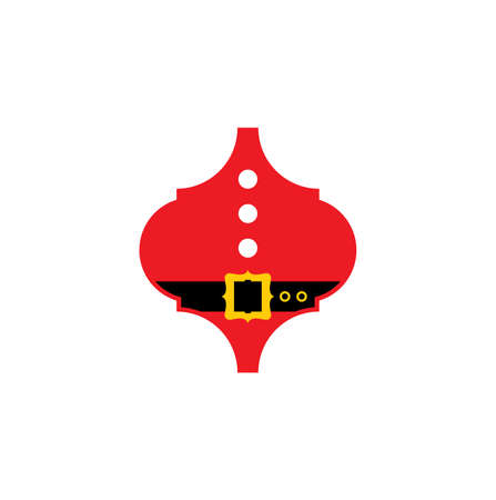 Vector illustration of the Christmas santa tile decorationのイラスト素材