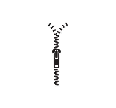 Vector illustration of the zipperのイラスト素材