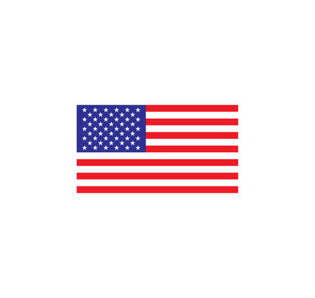 Vector illustration of the USA flagのイラスト素材