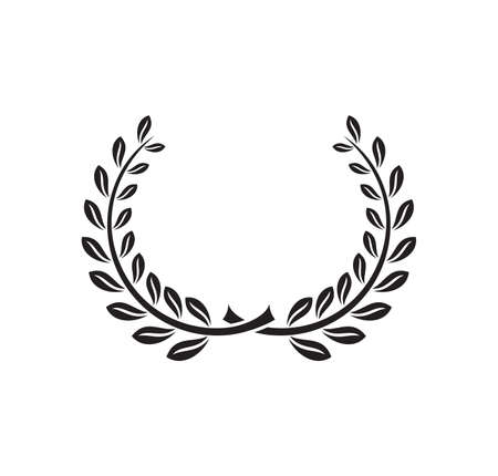 Vector illustration of the laurel wreathのイラスト素材