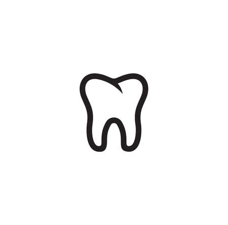 Vector illustration of the toothのイラスト素材