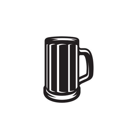 Vector illustration of the beer mugのイラスト素材