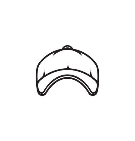 Vector illustration of the baseball capのイラスト素材