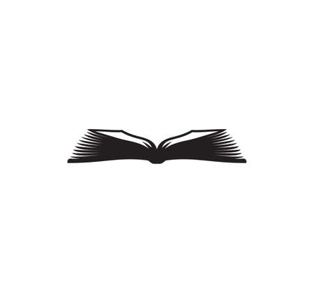 Vector illustration of the open bookのイラスト素材