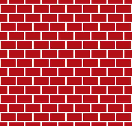 Vector illustration of the brick wall patternのイラスト素材