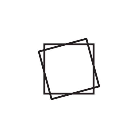 Vector illustration of the photo framesのイラスト素材