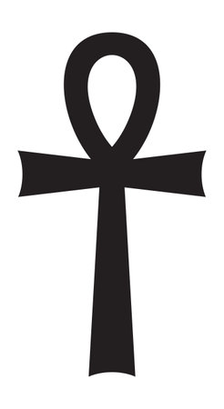 Vector illustration of the Ankh symbolのイラスト素材
