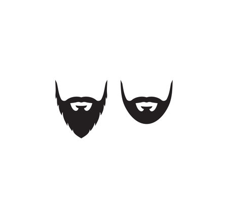 Vector illustration of the beardのイラスト素材