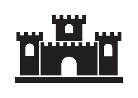 Vector illustration of the castleのイラスト素材