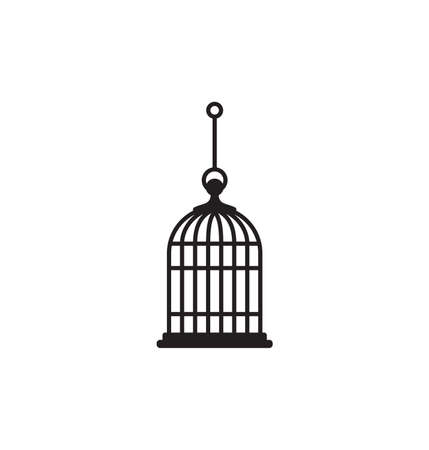 Vector illustration of the birdcageのイラスト素材