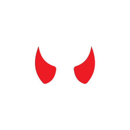Vector illustration of the devil horns