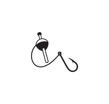 Vector illustration of the fishing bobberのイラスト素材