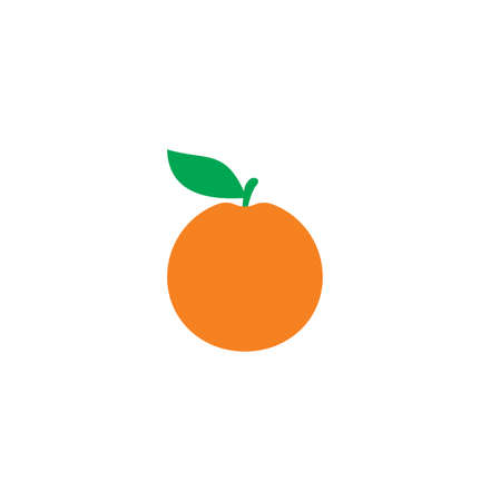 Vector illustration of the orangeのイラスト素材