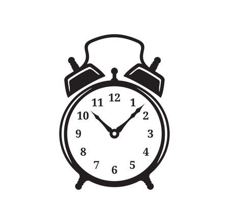 Vector illustration of the vintage clockのイラスト素材