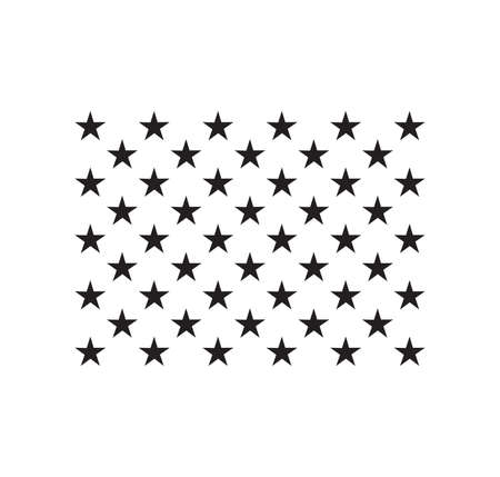 Vector illustration of the stars patternのイラスト素材