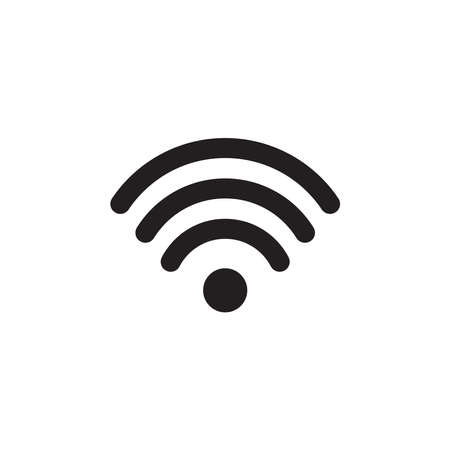 Vector illustration of the WiFi iconのイラスト素材