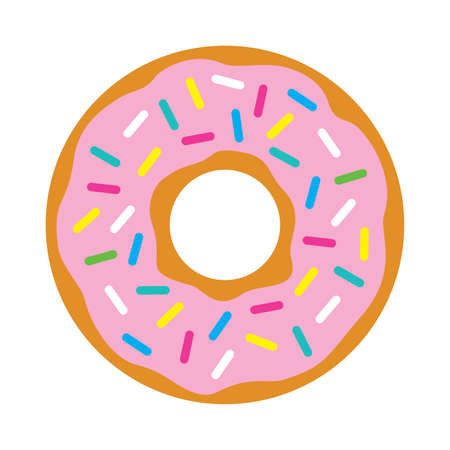 Vector illustration of the donutのイラスト素材