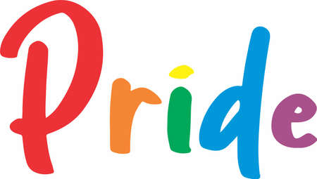 Vector illustration of the pride signのイラスト素材
