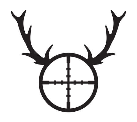 Vector illustration of the hunting sniperのイラスト素材