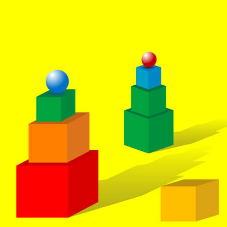 Colored shapesのイラスト素材