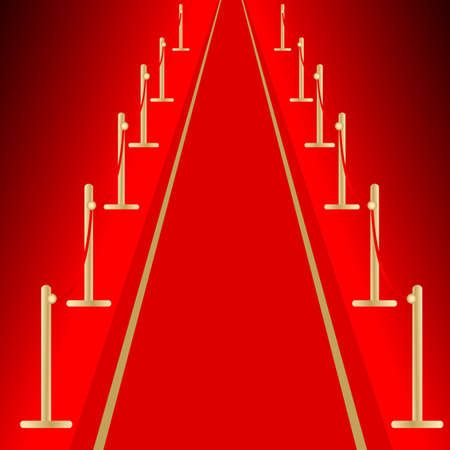 Red carpet のイラスト素材
