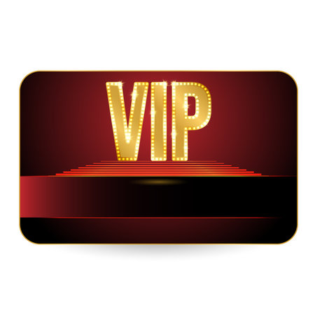 Red VIP card, height premiumのイラスト素材
