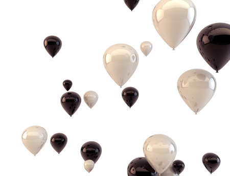 ballons on whiteの写真素材