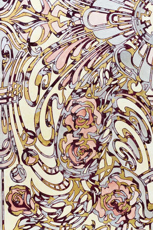 Decorative stucco texture (background art deco texture)の写真素材