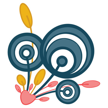 Simple abstract Love decor. Elements for banners and cards.のイラスト素材