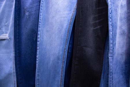 Variety Jeans pant pattern texture Can be used as a Background wallpaperの写真素材