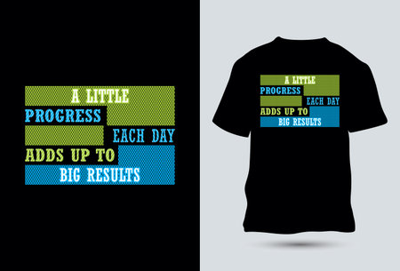 T-shirt design. Inspiring quote and motivational background. Vector illustrationのイラスト素材