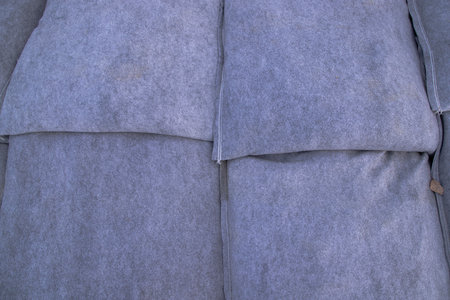Geotextile cotton fabric can be used as a background wallpaper