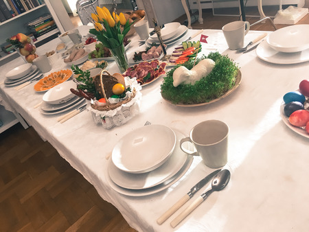 Easter, decorations on the table