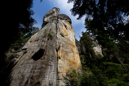 Rock city, Adrspach, Czech Republicの写真素材
