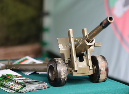 miniature cannonの写真素材