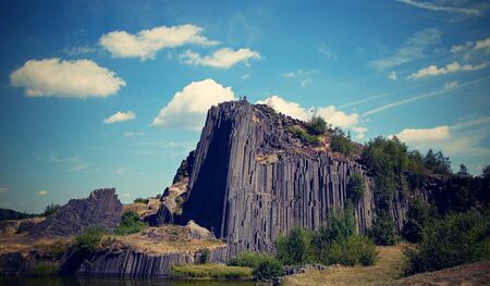 Pansk? Sk?la - Fascinating Rock in Northern Bohemia, unique rocksの写真素材