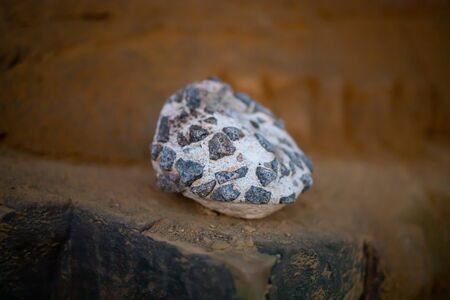 unique stone from the beach on bornholm